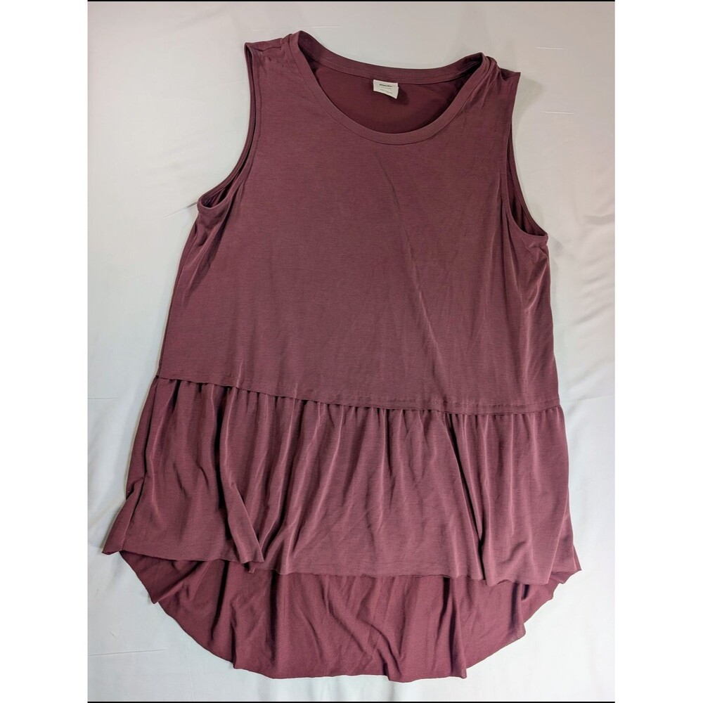 MOTE Anthropologie Pepulum Sleeveless Tank Top in Dusty Mauve